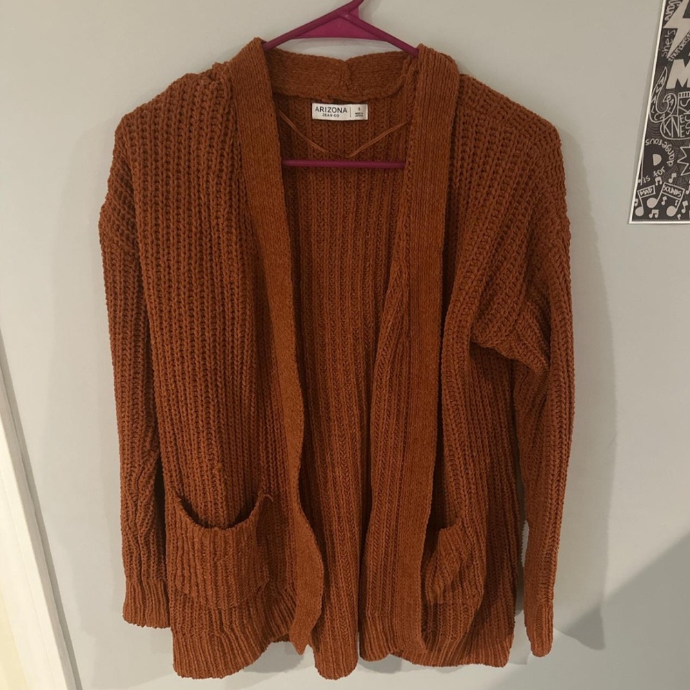 Arizona Jean Company Brown Chunky Knit Cardigan